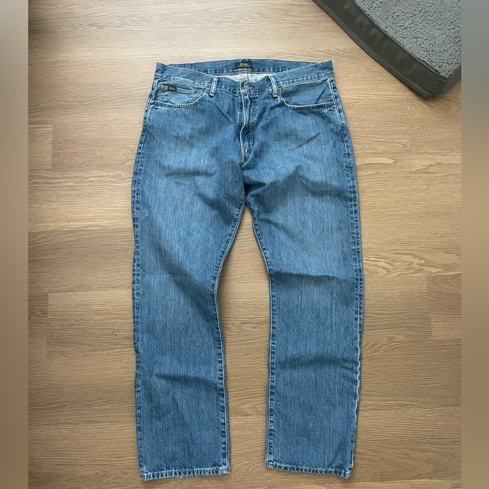Ralph Lauren Men's Classic Blue Straight Jeans